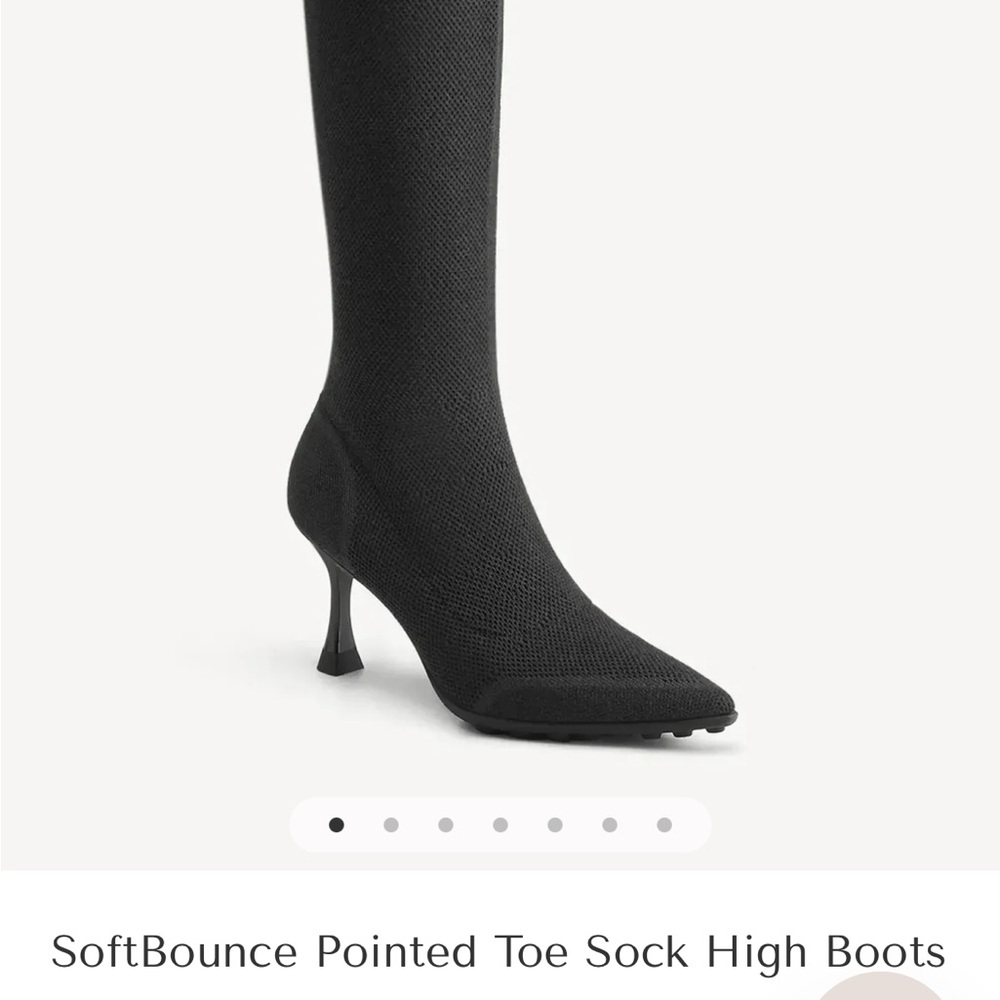 Stylish Black Sock Boots